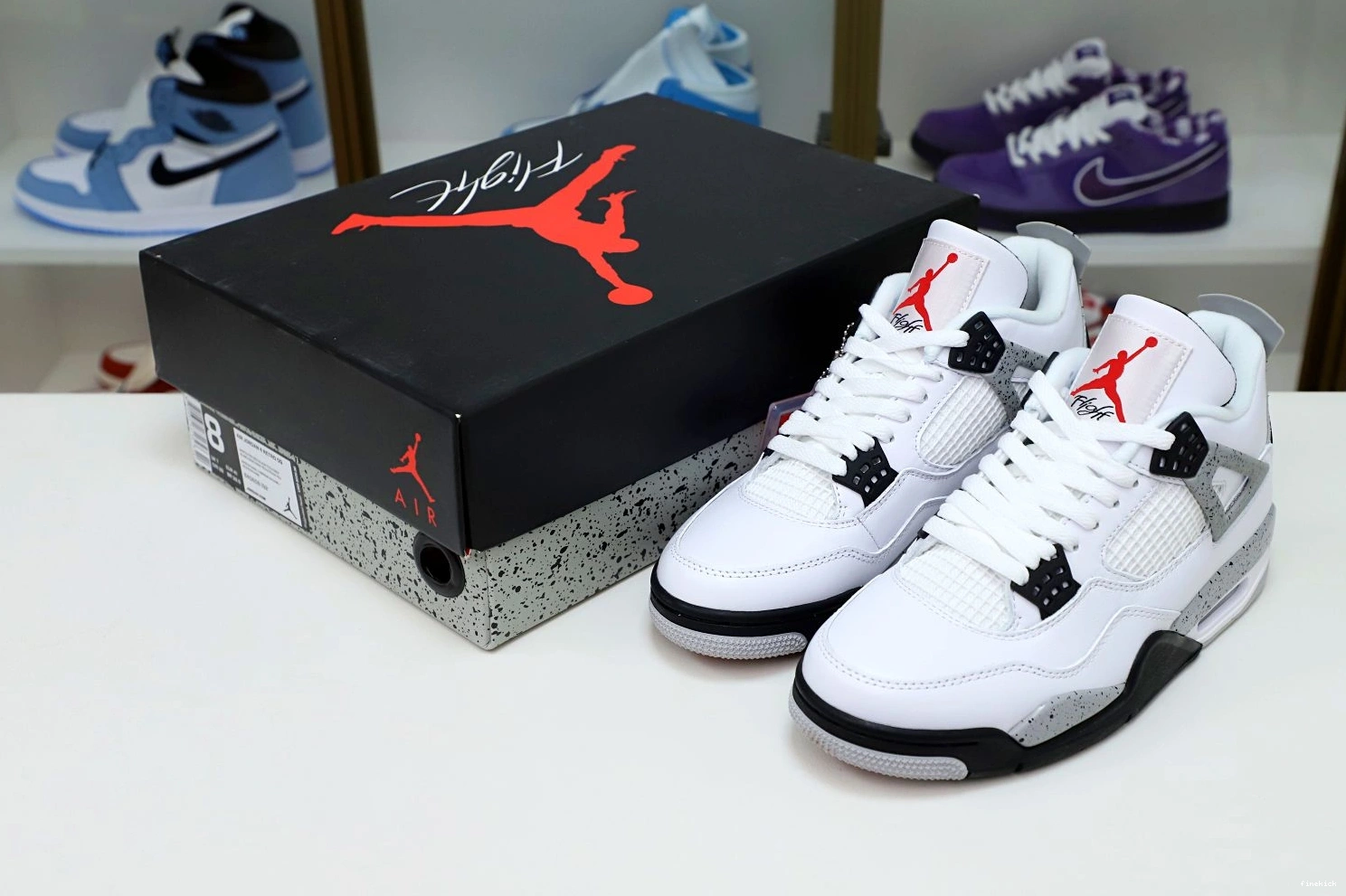 Cement White Retro Air Jordan 4 1029